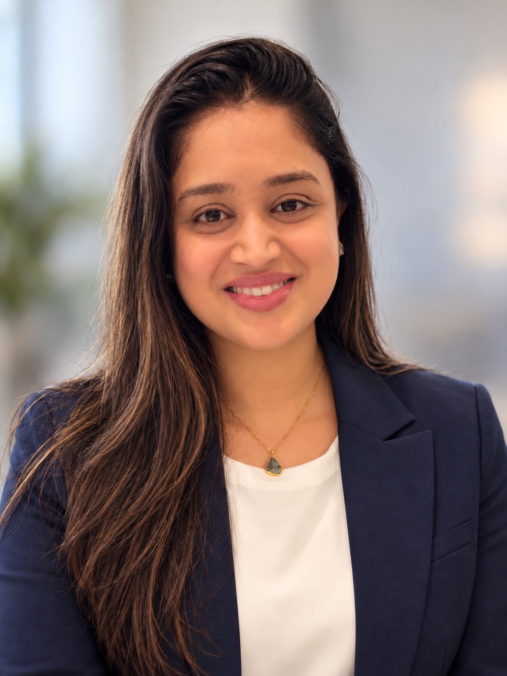 Richa Gupta, founder of GoodBreach, smiling warmly